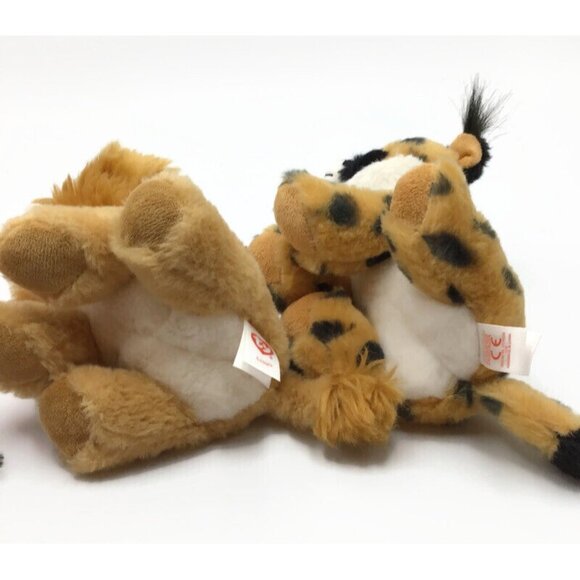Ty Beanie Boos Jungle Animals Stripes Zebra Ellie Elephant Louie Lion Larry Lynx - Picture 5 of 12
